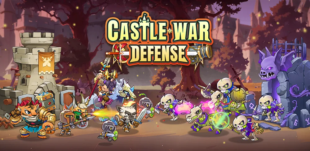 Castle War Defense v1.1.2.3 MOD APK (Menu, Currency, Battle Speed Purchased)