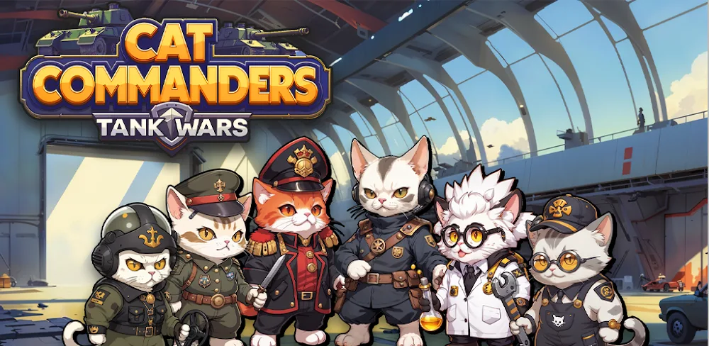 Cat Commanders: Tank Wars v1.1.0.1 MOD APK (Menu, Auto Win Battle)