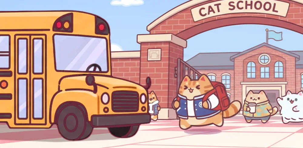 Cat School v1.1.0.7 MOD APK (Menu, Free Purchase)