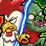 Chickens VS Zombies v1.57 MOD APK (Menu, Dumb Ennemies)