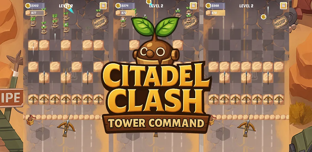 Citadel Clash: Tower Command v1.0 MOD APK (Unlimited Coins, Remove ADS )