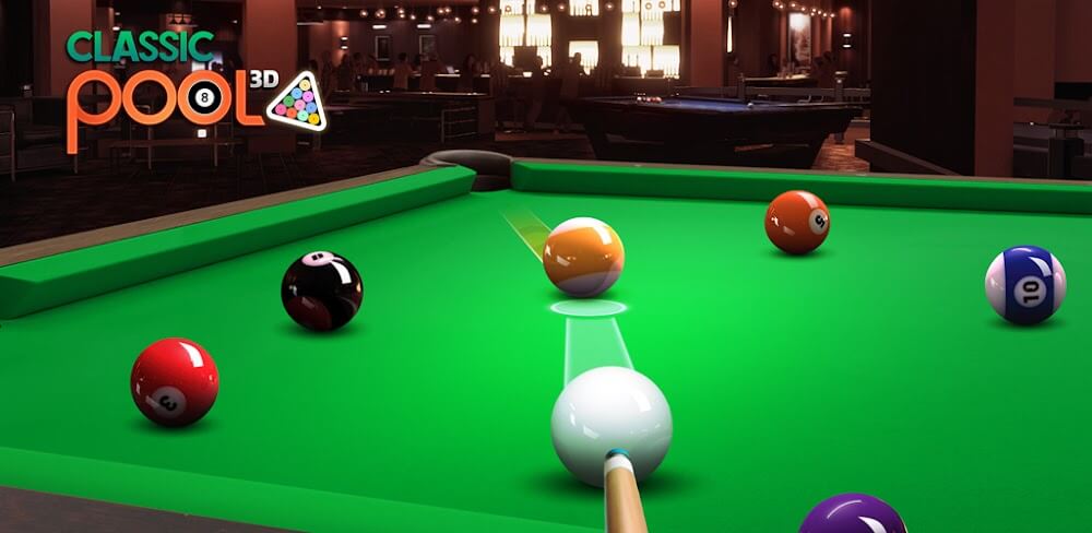 Classic Pool 3D: 8 Ball v1.1.2.7 MOD APK (Unlock All Cues)