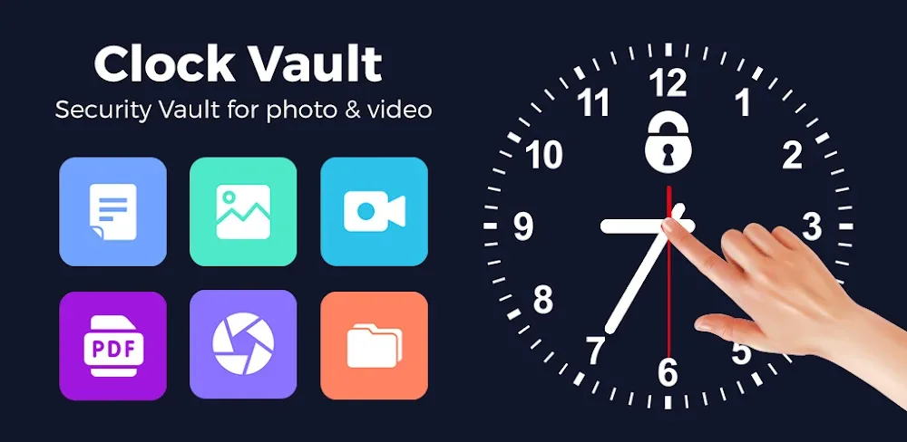 Clock Vault – Secret Folder v4.4.6.6 MOD APK (Premium Unlocked)