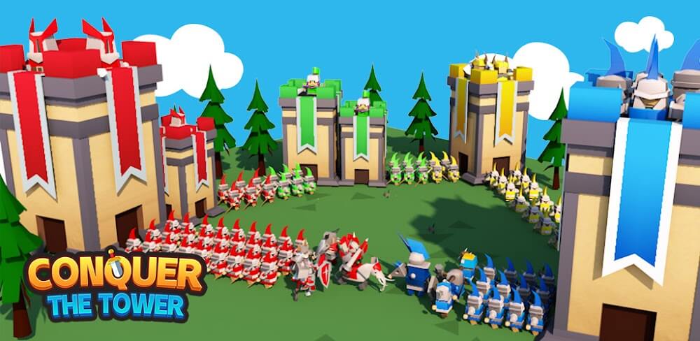 Conquer the Tower: Takeover v2.2.381 MOD APK (Menu, Unlimited Money, Auto Win)