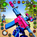 Counter terrorist robot game v1.43 MOD APK (God Mode, Dumb Enemy)