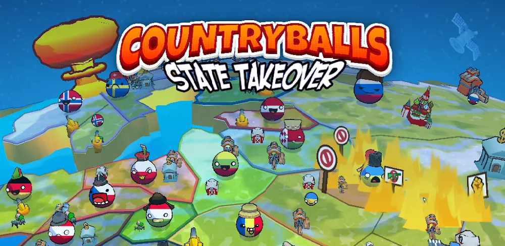 Country Balls: State Takeover v2.2.1.5 MOD APK (Unlimited Gold, Diamonds)
