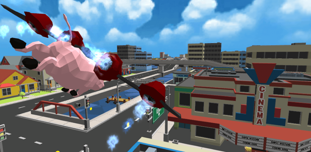 Crazy Pig Simulator MOD APK v1.1.060 (Unlimited Gold/Upgrades)