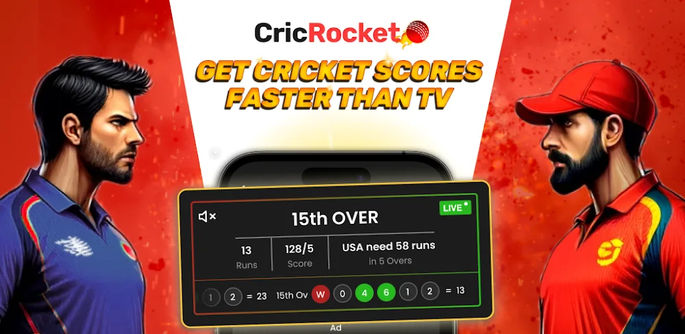 Cric Rocket v1.1.1.22 – 26-03-2026 MOD APK (Pro Unlocked)