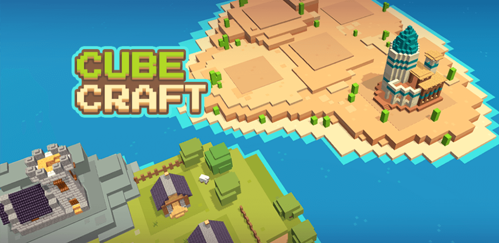 CubeCraft v1.1.17.13 MOD APK (Unlimited Tickets, Gems, Premium Unlocked)