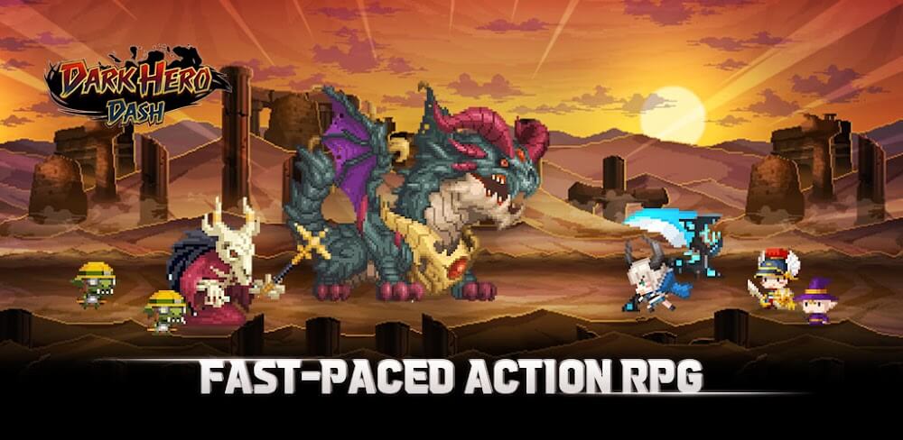 Dark Hero Dash v1.1.1.0.37 MOD APK (Damage, God Mode, Attack/Move Speed)