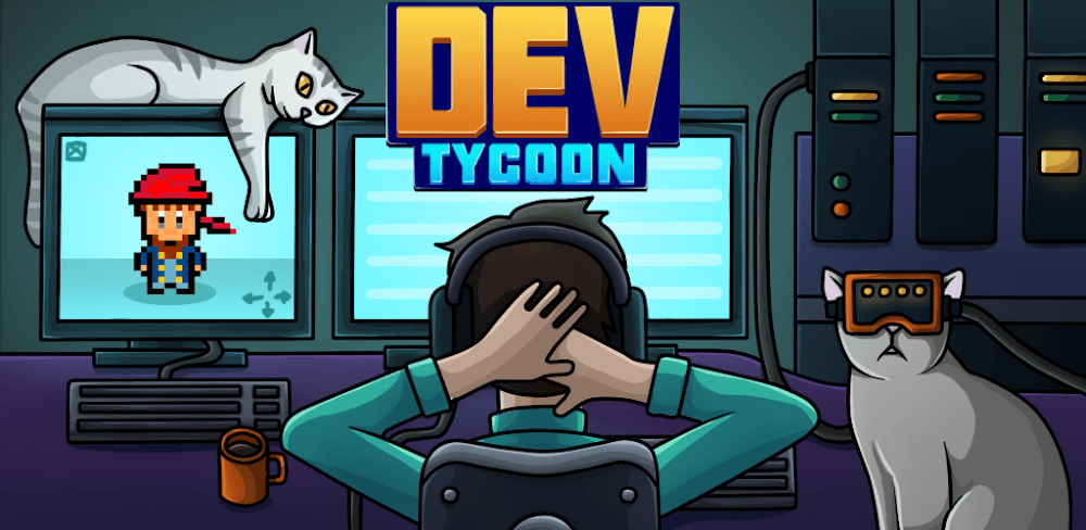 Dev Tycoon Inc v2.2.9.38 MOD APK (Free Purchases)