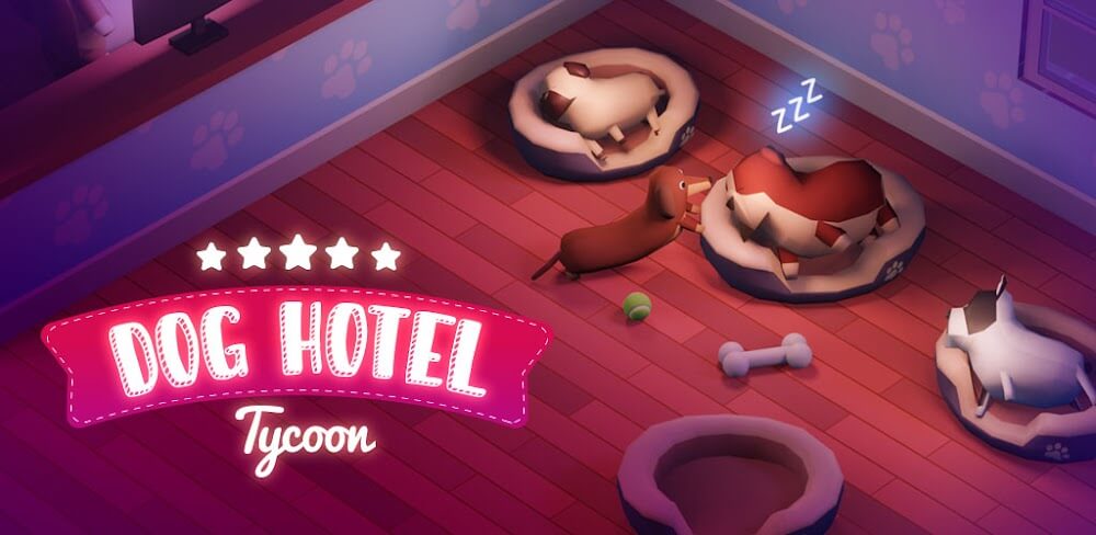 Dog Hotel Tycoon MOD APK v1.36 (Unlimited Gems, Collected x100)