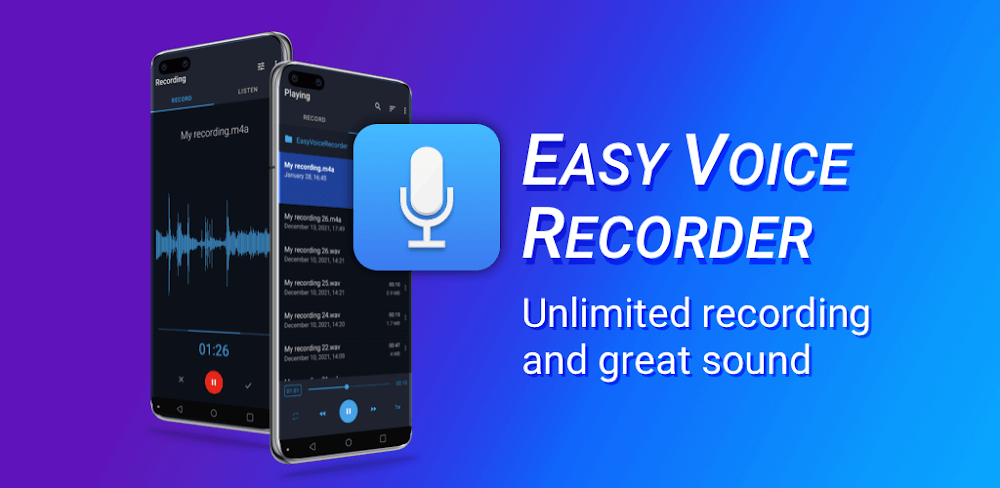 Easy Voice Recorder Pro v2.2.10.0 APK (Full Version)