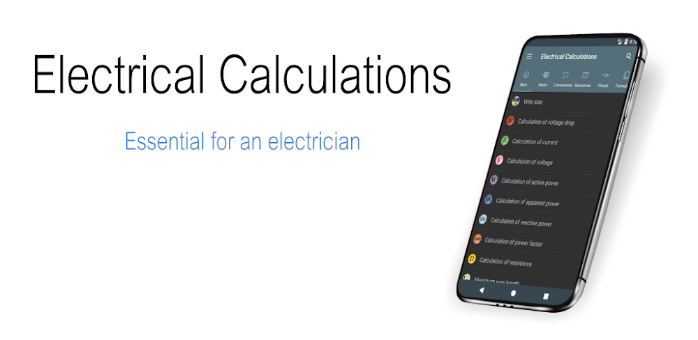 Electrical Calculations v11.11.0.5 MOD APK (Premium Unlocked)