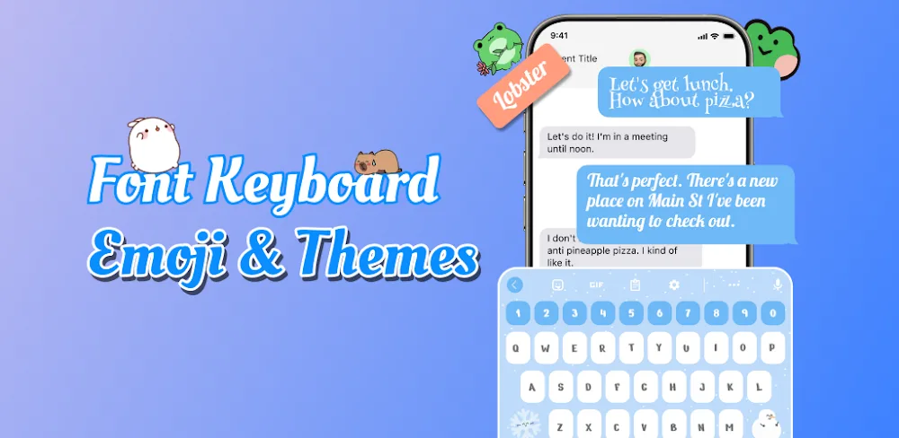 Emoji Font Keyboard & Themes v52 MOD APK (Premium Unlocked)