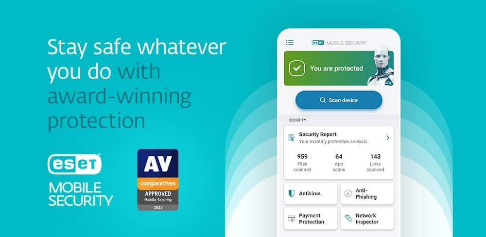 ESET Mobile Security Antivirus v11.11.2.7.0 MOD APK (Premium Unlocked)