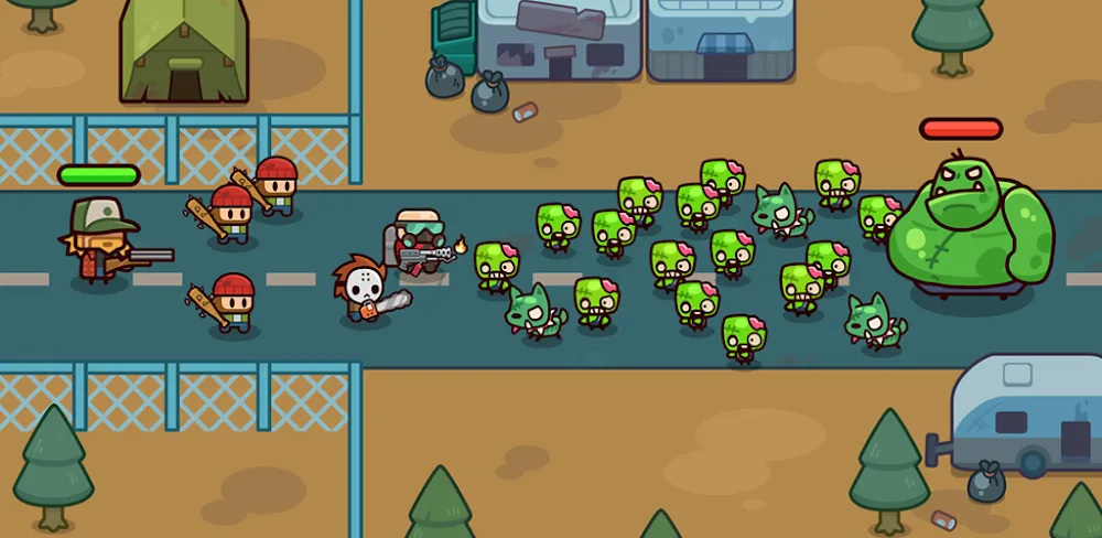 Evolution War : Zombie Defense v1.1.1.2 MOD APK (Unlimited Food, High Gold)