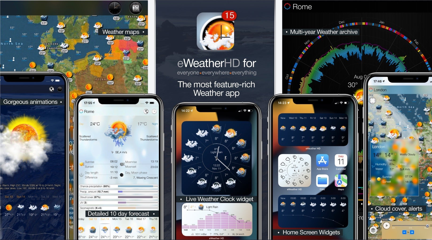 eWeather HD v9.9.3.9 MOD APK (Premium Unlocked)