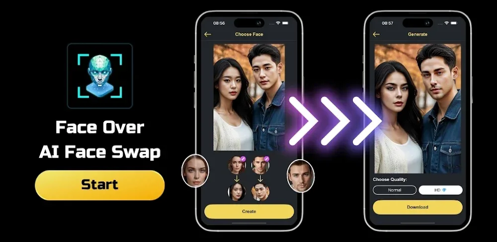 Face Over v110.0 MOD APK (Premium Unlocked)