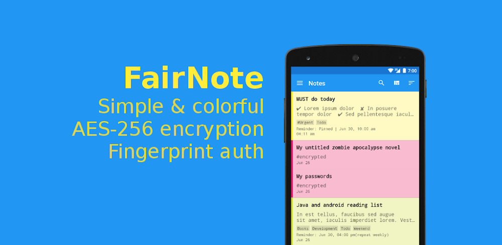 FairNote v5.5.2.0 MOD APK (Pro Unlocked)