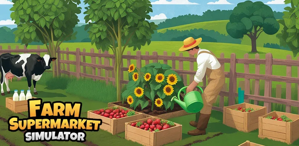 Farm Supermarket Simulator v57 MOD APK (Menu, Free Shopping, No-ADS)
