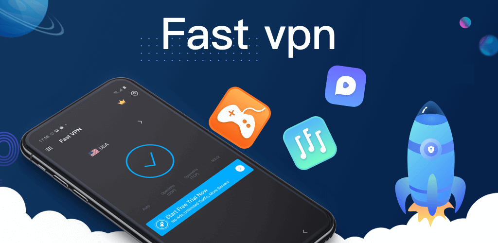 Fast VPN v2.2.0.3 APK + MOD (VIP Unlocked)
