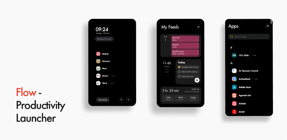 Flow Minimalist Launcher v39 MOD APK (Premium Unlocked)