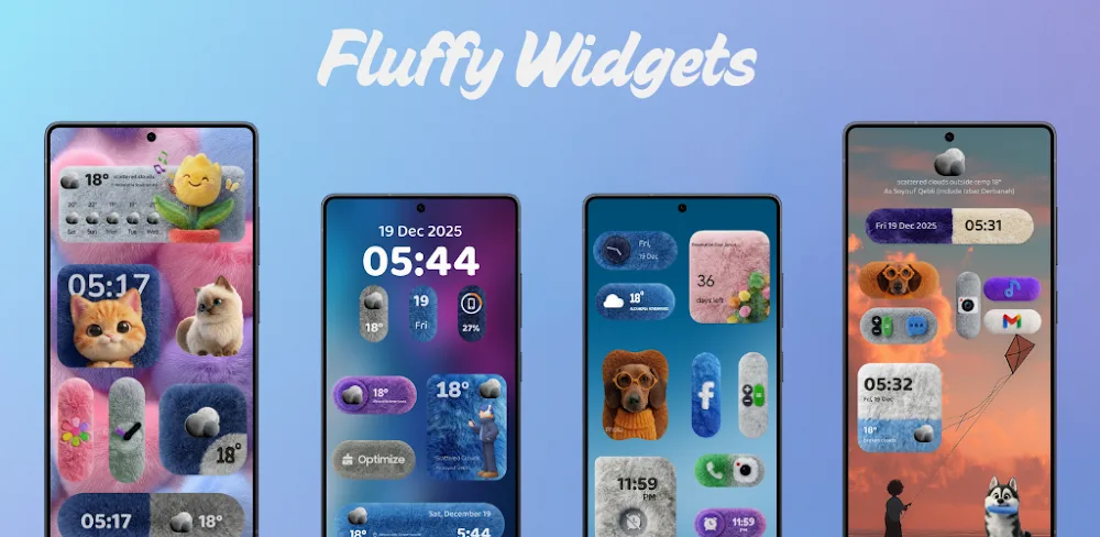 Fluffy Widgets v1.3 APK (Full Version)