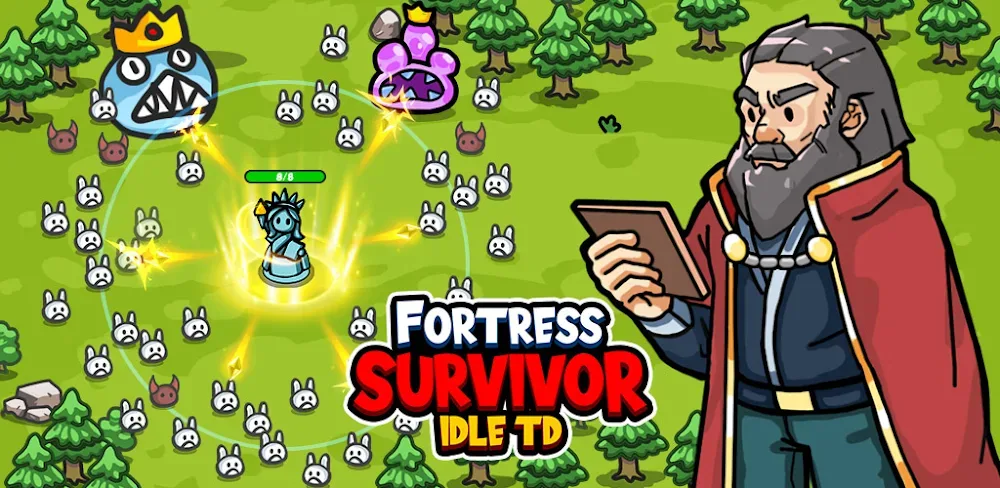 Fortress Survivor: Idle TD v3.1 MOD APK (God Mode, Unlimited Money)