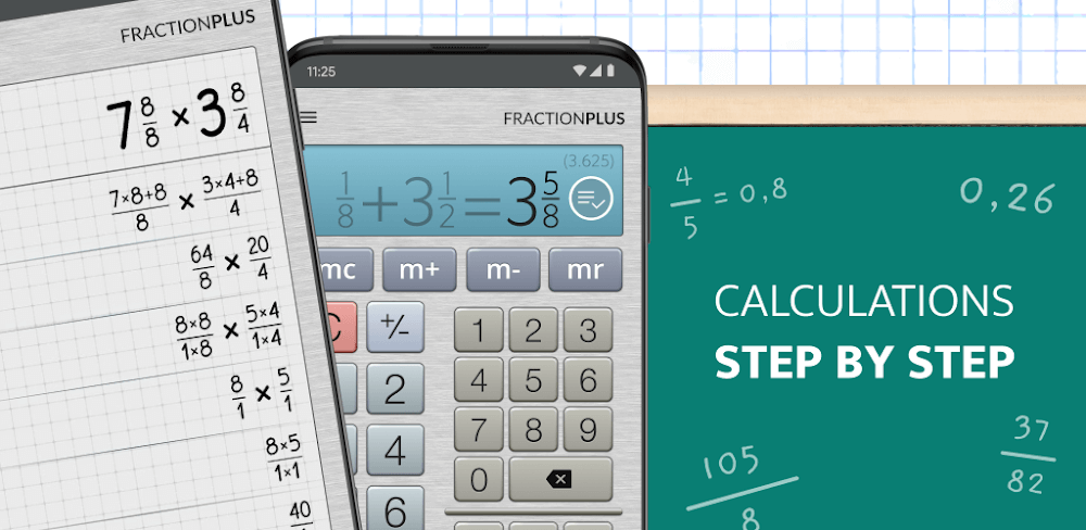 Fraction Calculator Plus v6.6.1.6 MOD APK (Premium Unlocked)