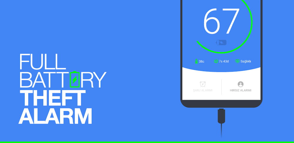 Full Battery & Theft Alarm v6.6.1.3.3 MOD APK (Premium Unlocked)