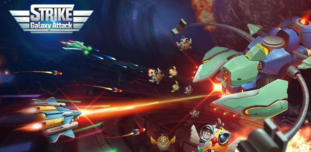 Galaxy Attack: Chicken Shooter v33.3 MOD APK (Unlimited Gold)
