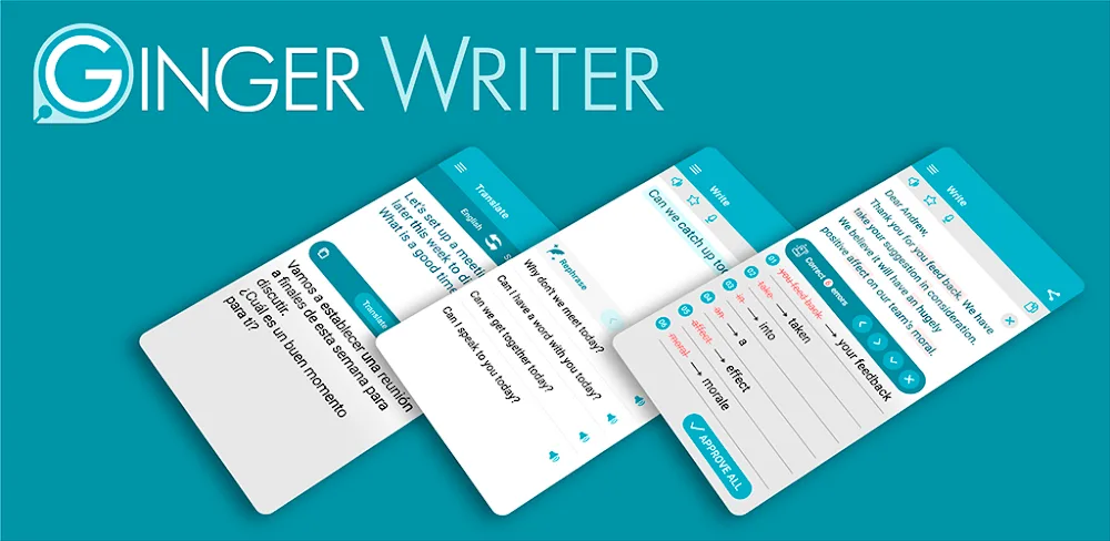 Ginger Writer v1.1.0.18 MOD APK (Premium Unlocked)