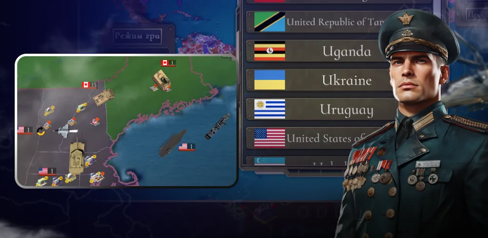 War Strategy & Conflict: WW3 v168 MOD APK (Menu, A lot of gold, A lot of xp)