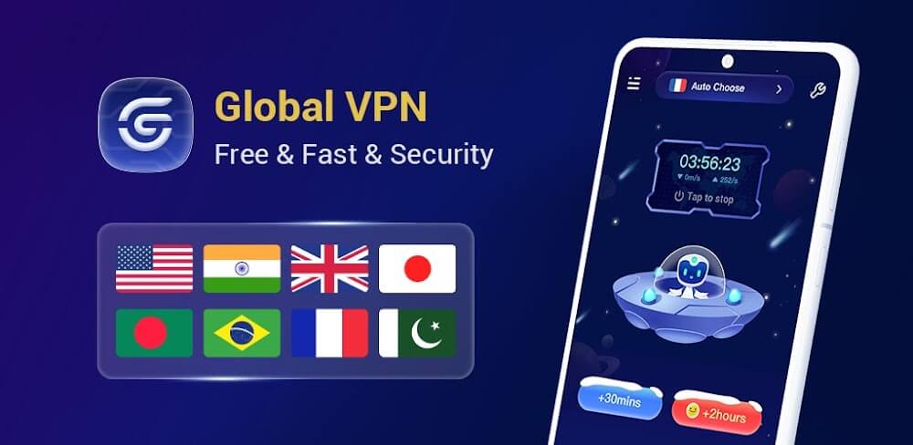 Global VPN v3.3.9.72 MOD APK (Premium Unlocked)