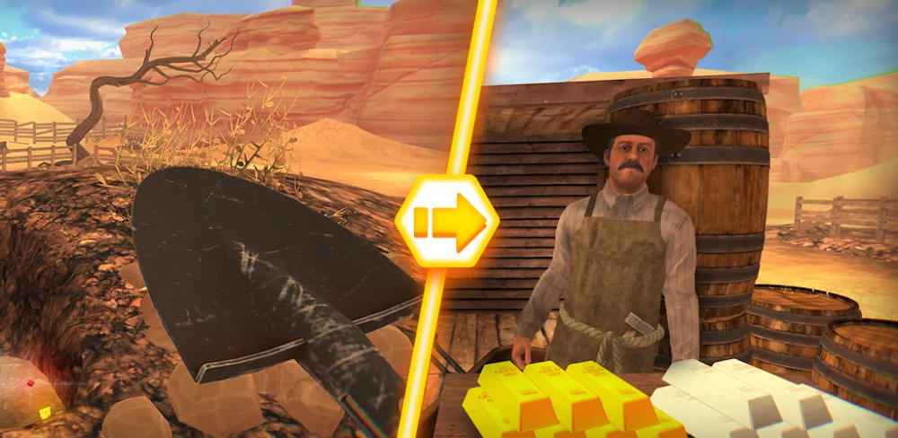 Gold Rush Miner Simulator 3D v1.1.2.0.2 MOD APK (Unlimited Money)