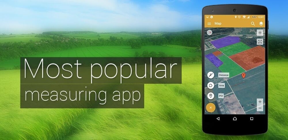 GPS Fields Area Measure Pro v5.5.0.2 APK (Premium Unlocked)