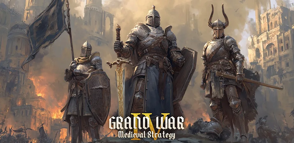 Grand War 4: Medieval Strategy v0.0.3.41 MOD APK (Free Purchase)