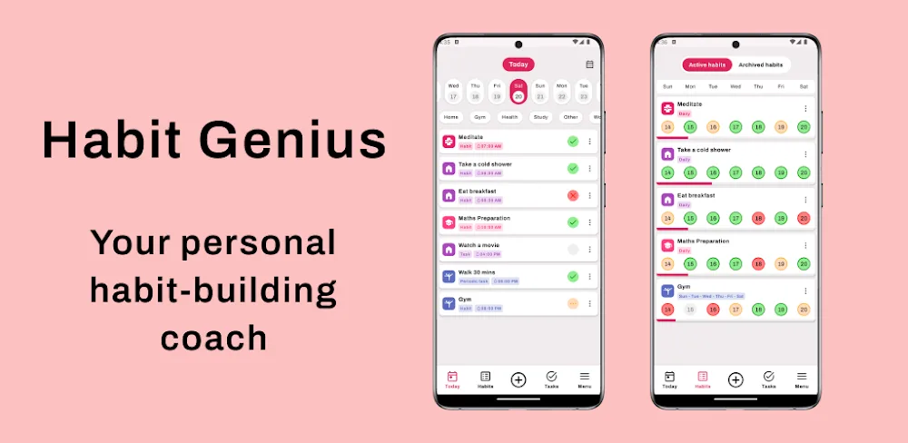 Habit Tracker – HabitGenius v3.3.2.0 MOD APK (Premium Unlocked)