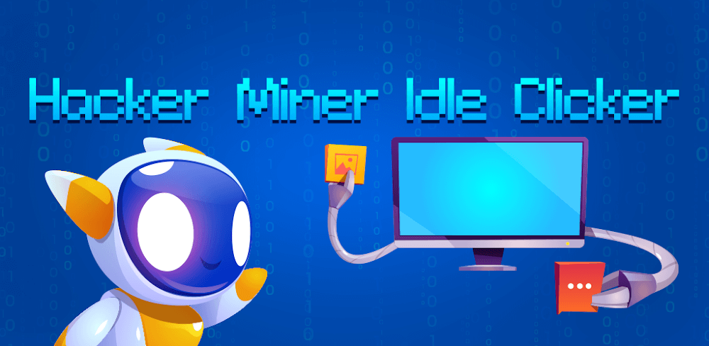 Hacker Miner Idle Clicker MOD APK v0.4 (Free Cost, No Heat/Power)