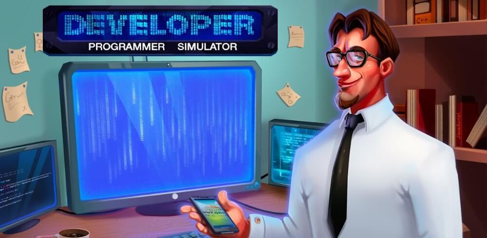 Hacker or Dev Tycoon v2.2.5.6 MOD APK (Unlimited Money, VIP Unlocked)