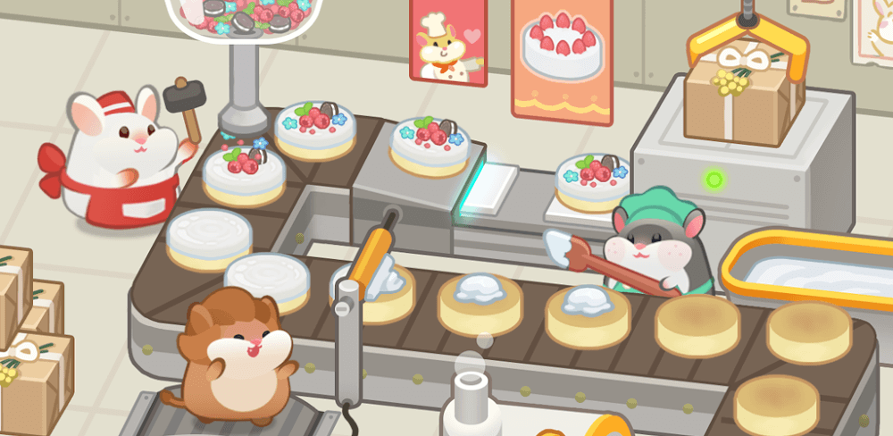 Hamster Cake Factory v1.1.0.67 MOD APK (Unlimited Money)