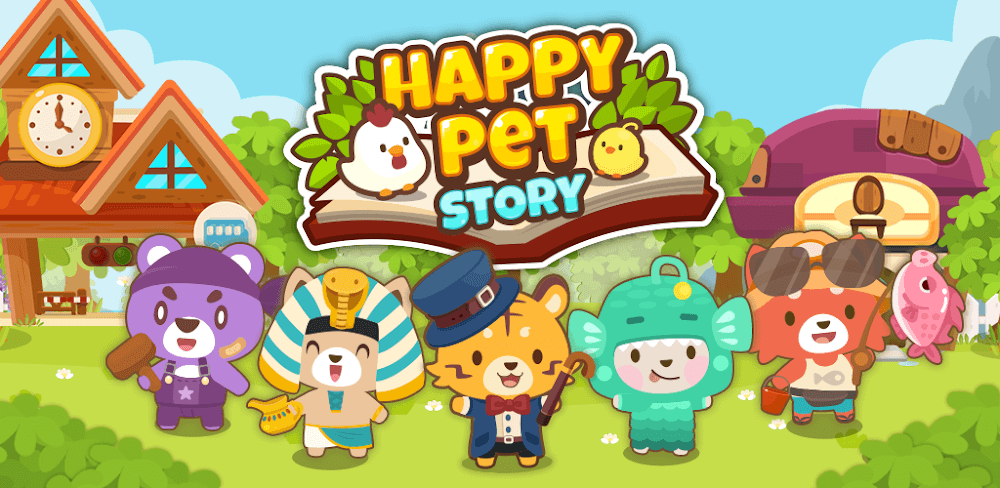 Happy Pet Story v2.2.2.3 MOD APK (Unlimited Money, Max Fever, Fast Harvest, Catalog)