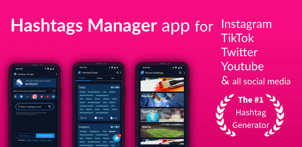 Hashtags AI v1.1.2.9 APK + MOD (Premium Unlocked)