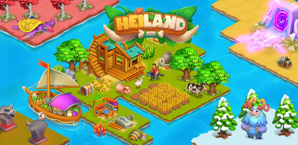Heiland: Age Survival Adventure v1.1.0.7 MOD APK (Menu, Free Purchase)
