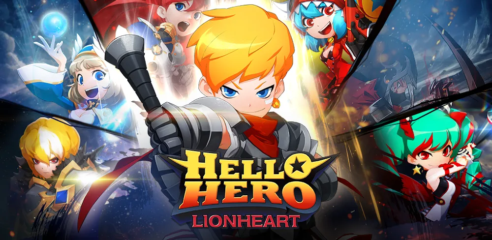 Hello Hero: LionHeart AFK v1.1.2.13 MOD APK (Damage & Defense Multiplier, God Mode)