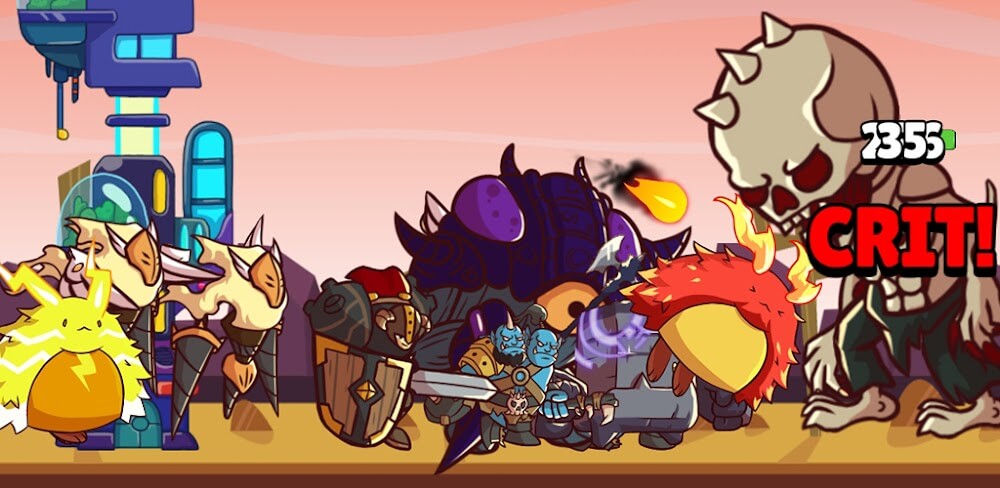 Heroes vs Monsters: Tower War v1.1.0.21 MOD APK (Unlimited Crystals, Blue Boxes)