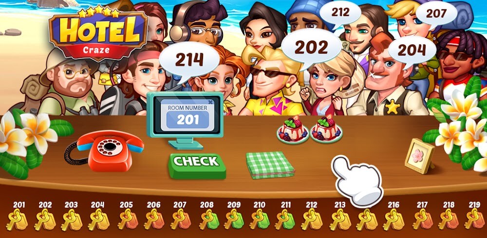 Hotel Craze v1.1.0.78 MOD APK (Unlimited Money)