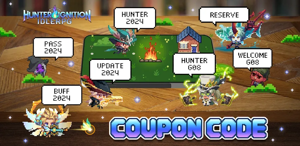 Hunter Ignition: Idle RPG v1.1.40.0 MOD APK (Menu, Damage, God Mode)