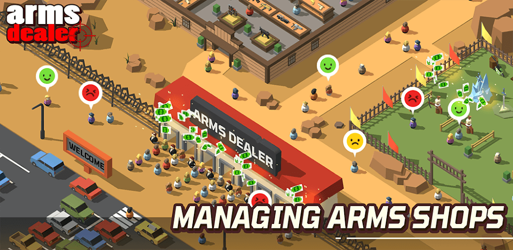 Idle Gun Shop Tycoon MOD APK v1.1.6.12 (Unlimited Money)